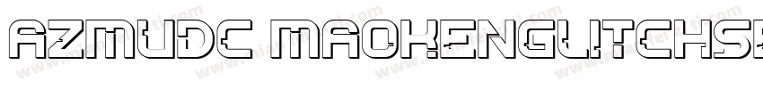 AZMVDC MaokenGlitchSerif Regular字体转换
